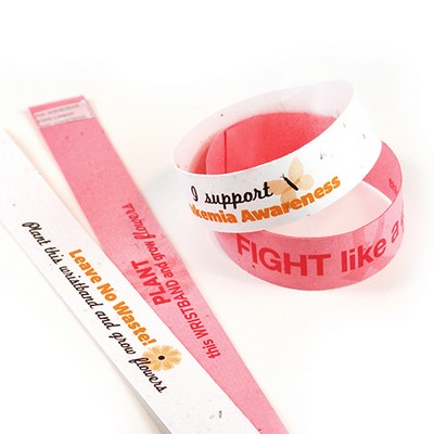 2-Sided Slim Seed Paper Wristband