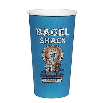 20 Oz. Paper Hot Cup - Flexographic Printed