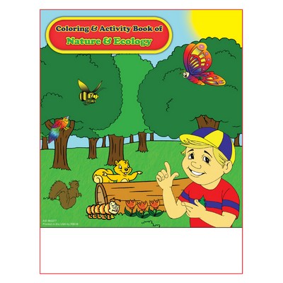 Nature and Ecology Imprintable Coloring and Activity Book