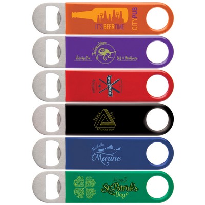 Color Wrapped Classic Paddle Bottle Opener