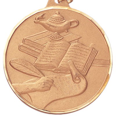 2" Z Series Scholastic Medal, Multiple Colors