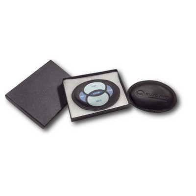 Genuine Leather Paperweight Oval Shape (4-Color)