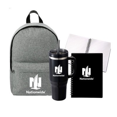 Backpack, Tumbler and Journal Set