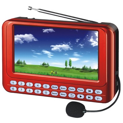 Portable System 4.3 Tft Screen, USB/Micro-Sd, FM Radio