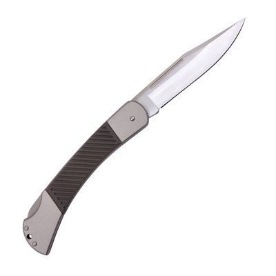 Gray Folding Hunting Knife