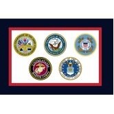 Armed Forces 5 Commemorative Flag (6'x10')