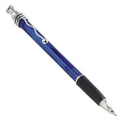 Plastic Squiggly Click Action Ball Point Pen