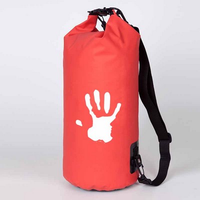 15L Foldable Waterproof Tube Bag/Dry Bag w/Adjustable Strap