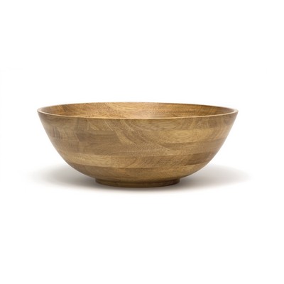 Lipper Oak Finish Cone Shape Large Salad Bowl