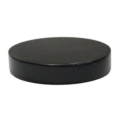 4" Round Jet Black Marble Base