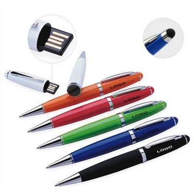 8GB USB Flash Pen with Stylus