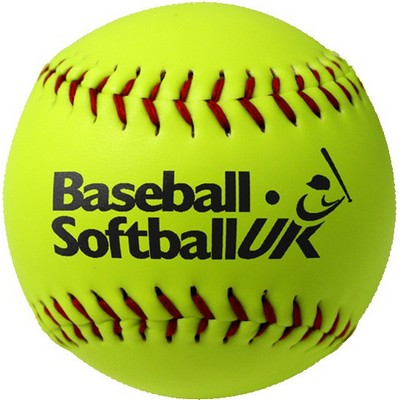 Synthetic Leather Optic Yellow Softball