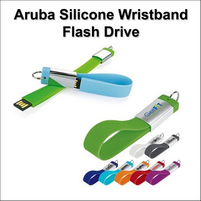 Aruba Silicone Wristband - 128 MB Memory