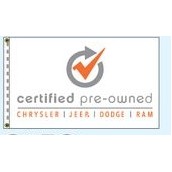 Authorized Dealer Free Flying Drape Flags (Certified Pre-Owned Chrysler®/Jeep®/Dodge®/RAM®)