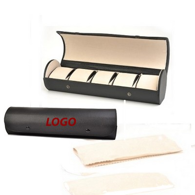 Leatherette 5 Watch Rolls