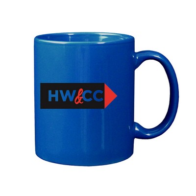 11 Oz. Royal Blue C-Handle Mug