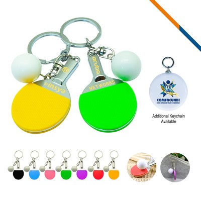 Table Tennis Keychain