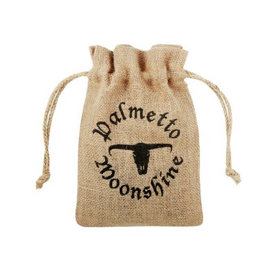 Rugged Burlap Drawstring