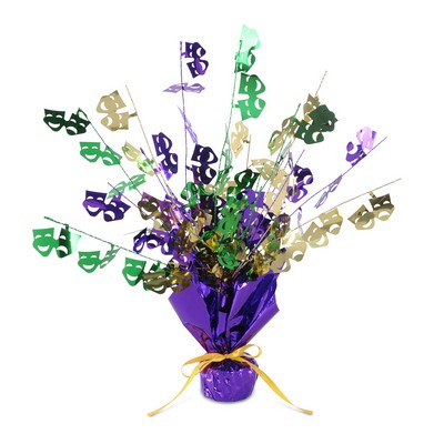 Mardi Gras Gleam 'N Burst Centerpieces