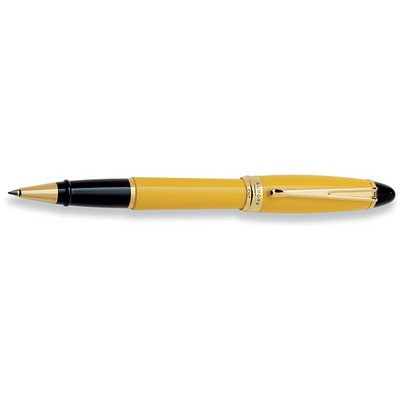 Luxury Line Aurora Ipsilon Resin Yellow Rollerball Pen