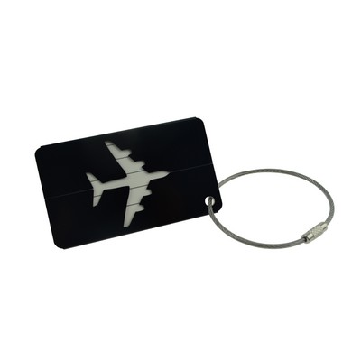 Durable Airplane Aluminum Luggage Tag