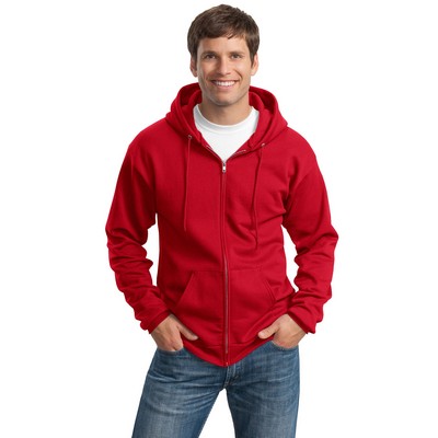 Port & Company® Essential Fleece Full-Zip Hooded Sweatshirt