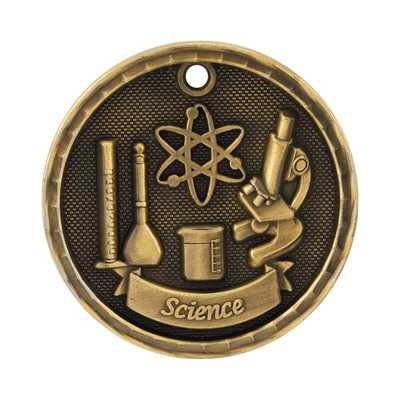 2" 3D Science Medal