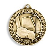 2.75" Wreath Award Hockey Medal