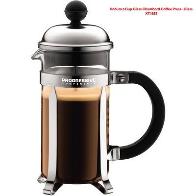 Bodum 3 Cup Chambord French Coffee Press - Glass