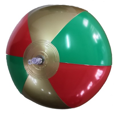 16" Inflatable Holiday Beach Ball