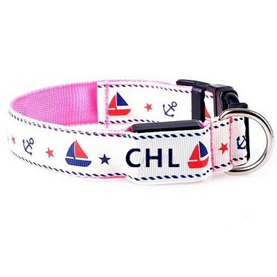 Sailor Pattern Training Flashing Dog Collar