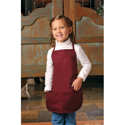 250 Two Pocket Child Bib Apron Made in USA 15"W x 20"H