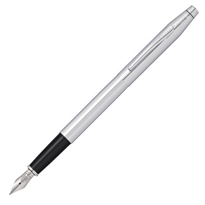 Cross Classic Century Chrome Fountain Pen Chrome Plated Appts