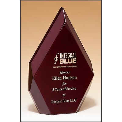 High Gloss Rosewood Diamond Award (6.25"x 10")