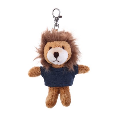 Plush Lion Keychain With Tee