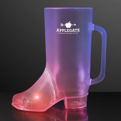 Beer Boot Mug Light Up Drinking Glass - Domestic Print