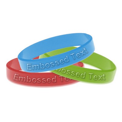 Embossed Silicone Wristband