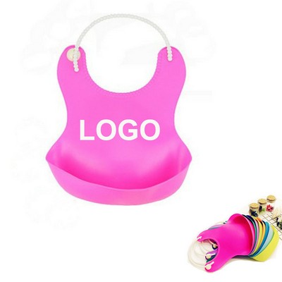 Adjustable Infant Feeding Silicone Bib