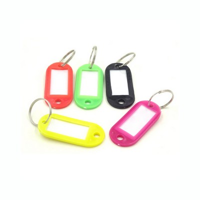 Keychain W/ Writable Label