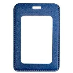 PU Leather Vertical Badge Holder