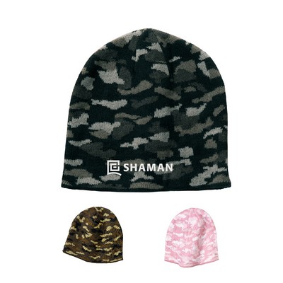 Port & Company® - Camo Beanie Cap