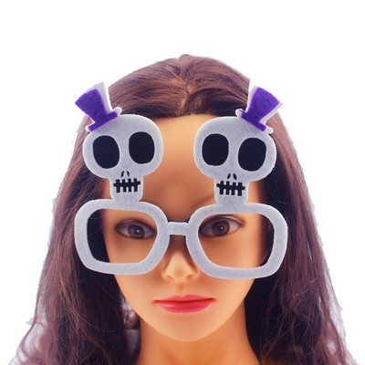 Non-woven Skeleton Halloween Party Glasses