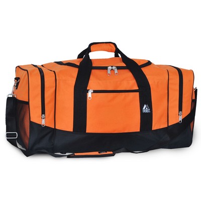 Everest Large Orange/Black Sporty Gear Bag