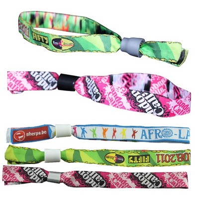 Custom Logo Woven Wristband/Fabric Wristband