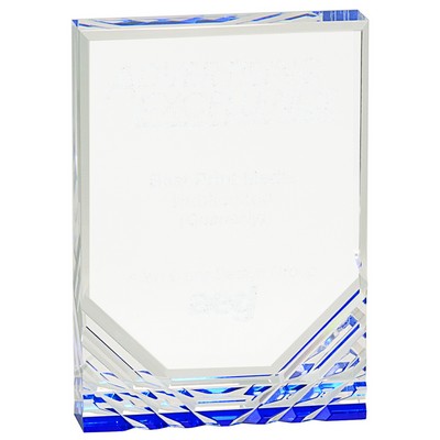 Blue Jewel Mirage Acrylic Award (3 1/2" x 5")