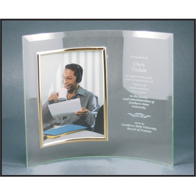 Apex Glass Vertical Photo Frame - Medium