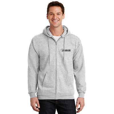 Port & Company® Essential Fleece Full-Zip Hooded Sweatshirt