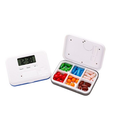 Digital Pill Box w/6 Compartments