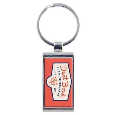 The Wave Die Cast Metal Domed Key Tag