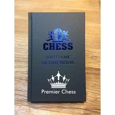 Hardcover Chess Scholastic Scorebook – Matte